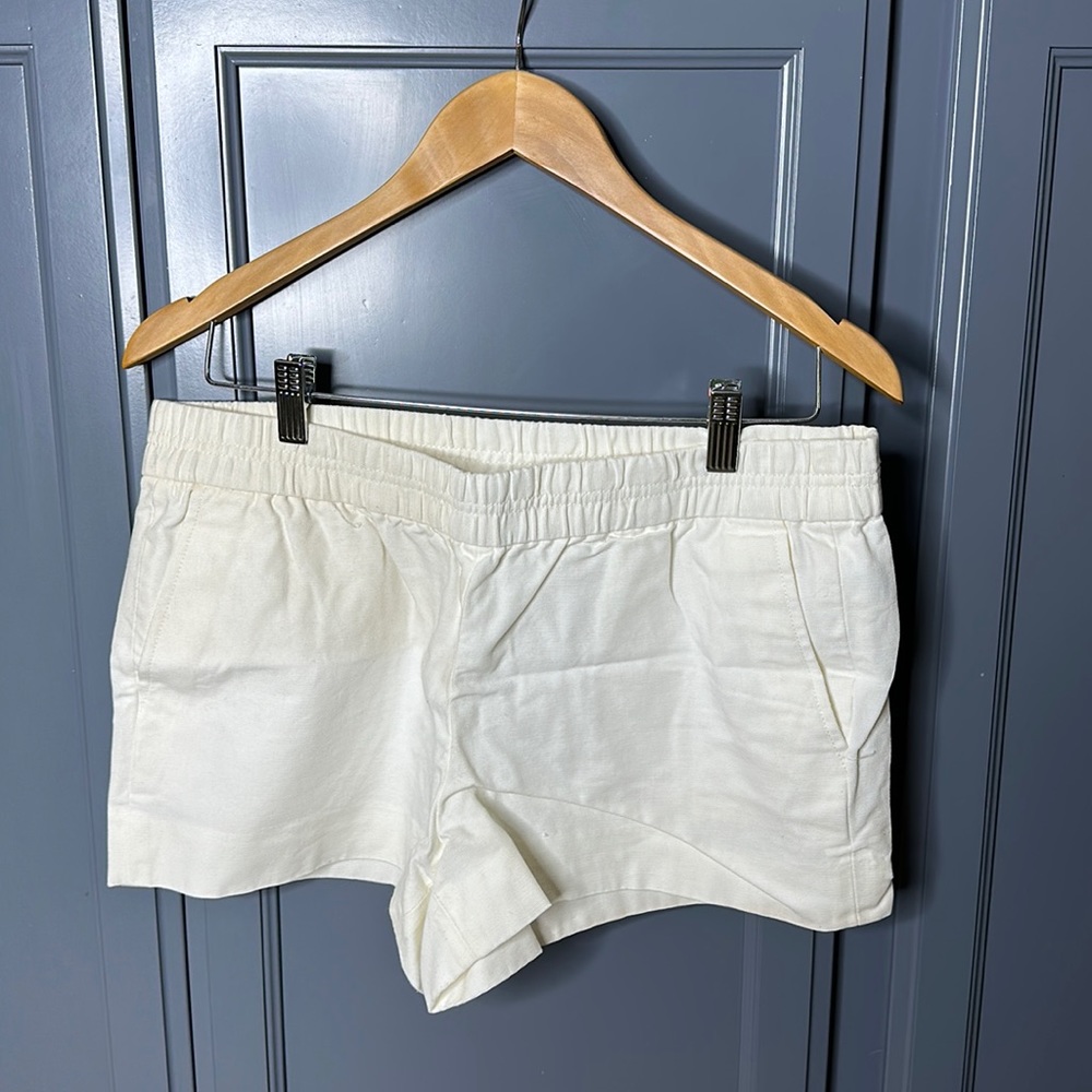Size 10 Jcrew Elastic Chino Shorts